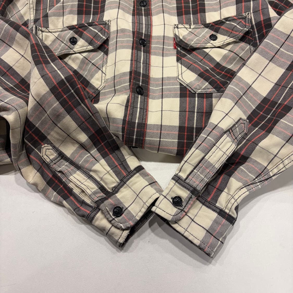 [L] 리바이스 레드탭 투포켓 체크 셔츠 남방 긴팔 B420 상품이미지6