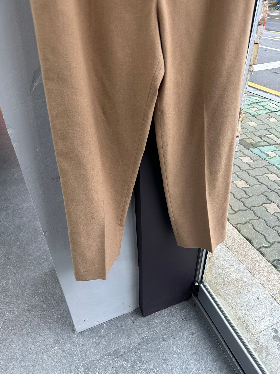 FR44/ 에르메스 CamelHair 쇼컬렉션 와이드 팬츠 상품이미지5