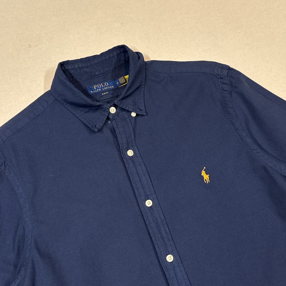 M) 폴로 랄프로렌 클래식 가먼트다이 셔츠 큐알탭 신형 상품이미지2