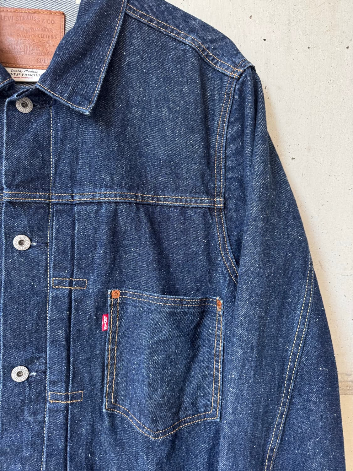 리바이스 프리미엄 햄프 셀비지 1세대 데님 자켓 상품이미지4