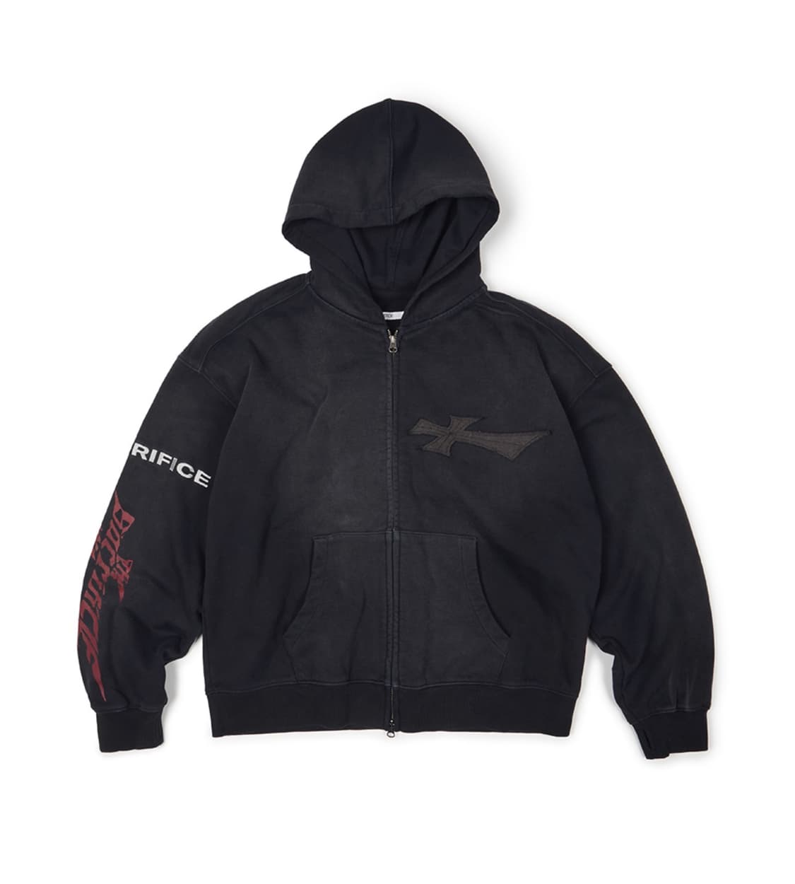 [XL] etce WASHED SACRIFICE 후드집업 상품이미지1