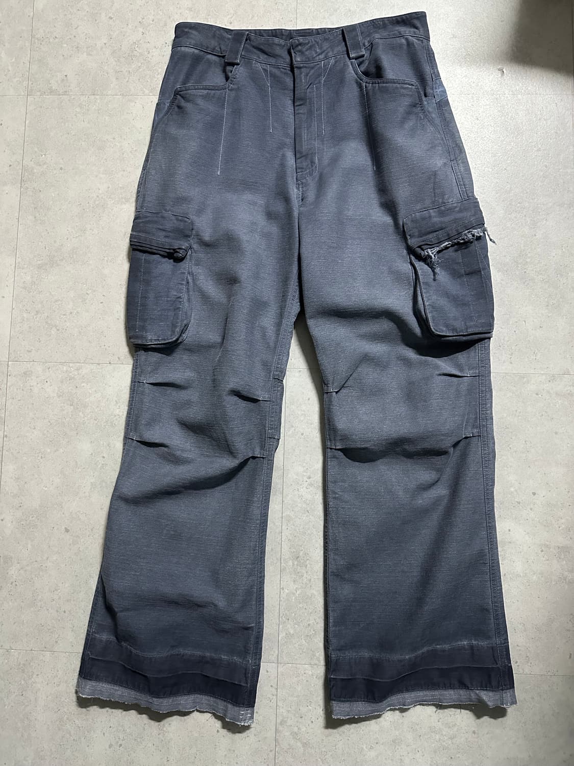 (M) xlim ep.8 03 trousers washed navy 상품이미지1