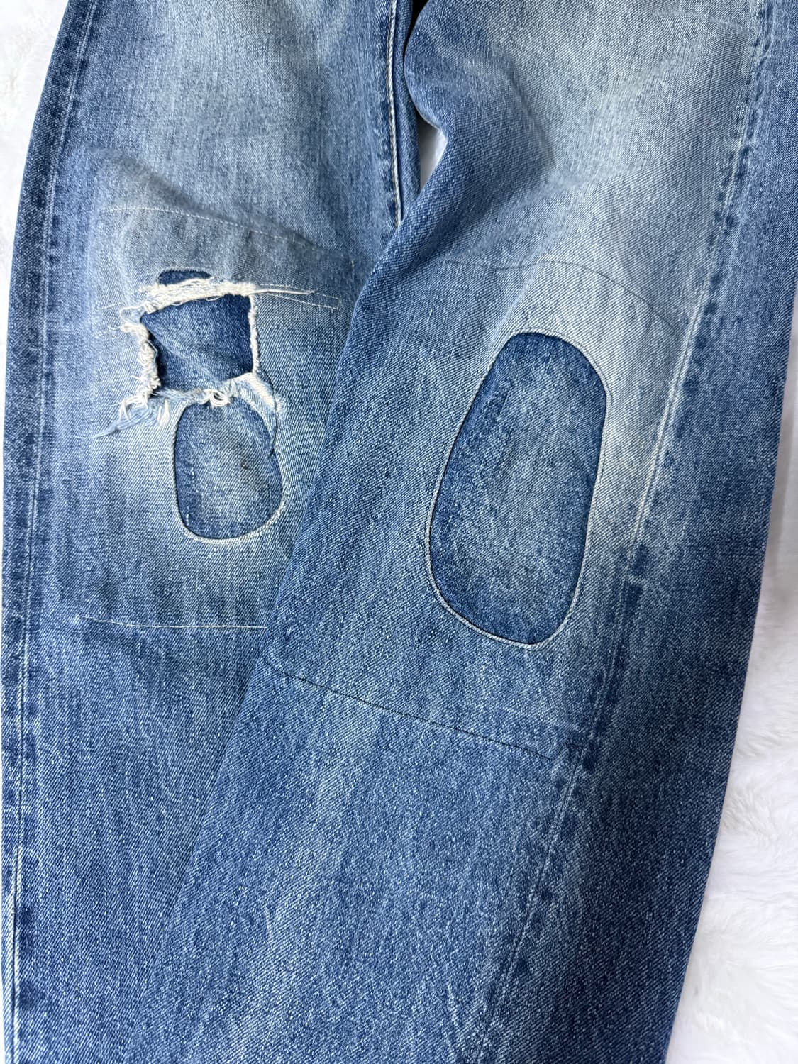 [32] LVC 빅E 501zxx 사시코 데님 상품이미지4