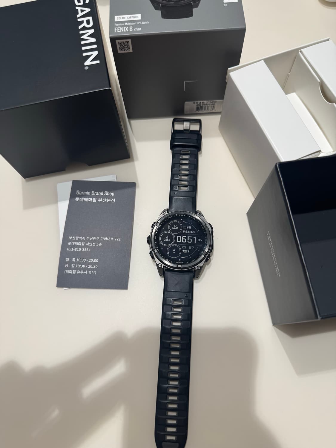 가민 피닉스8 솔라 47mm 상품이미지2
