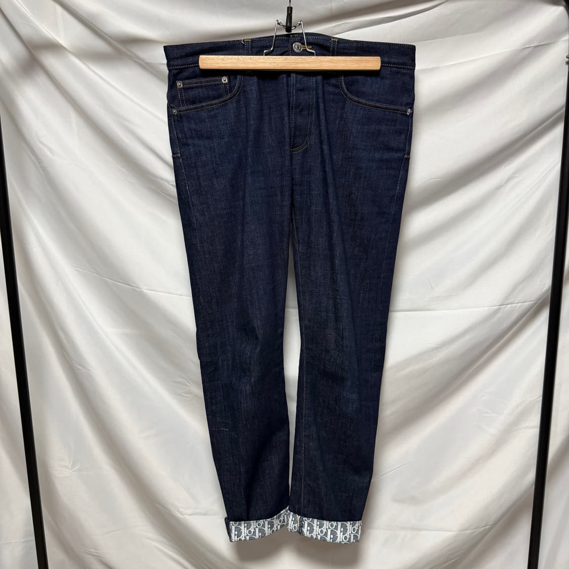 [S급/50] 디올 오블리크 데님 자켓 팬츠 셋업 상품이미지6