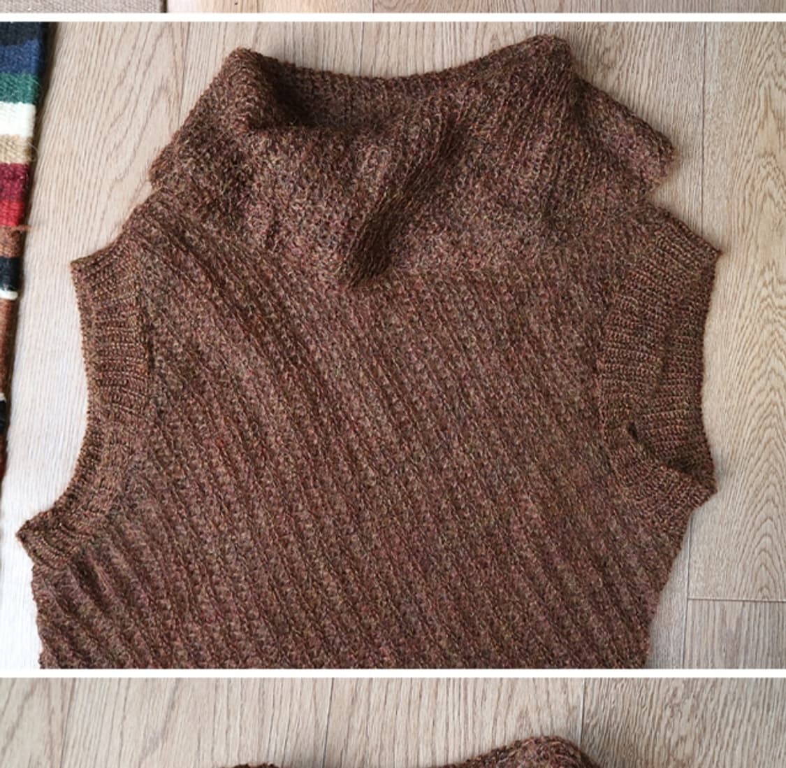 일본판 Plantation 이세이미야케 산하 브랜드 모헤어 시스루
니트 상품이미지2