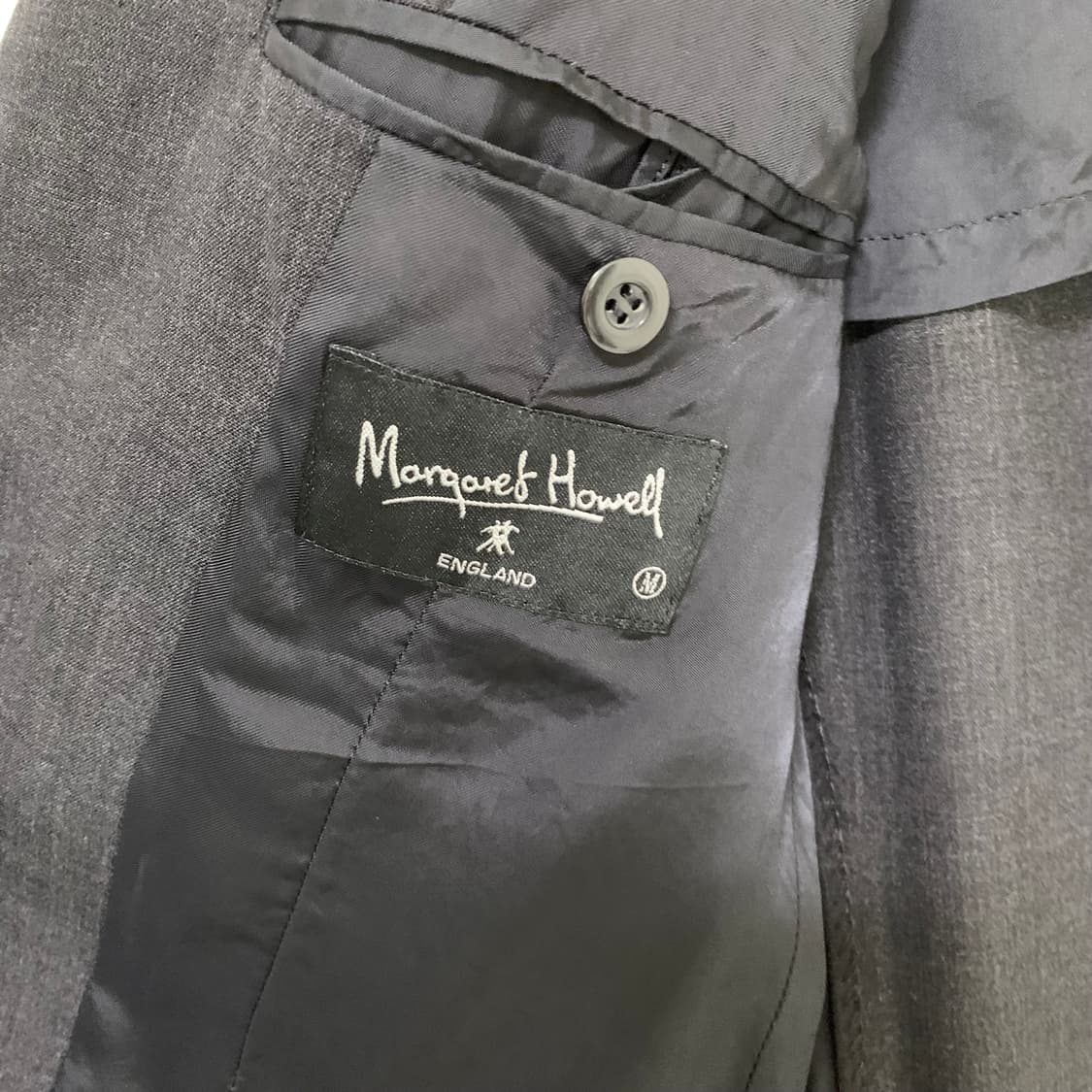 마가렛호웰 쓰리포켓 버튼 블레이저 여름 울자켓 M 그레이 남녀공용 상품이미지7