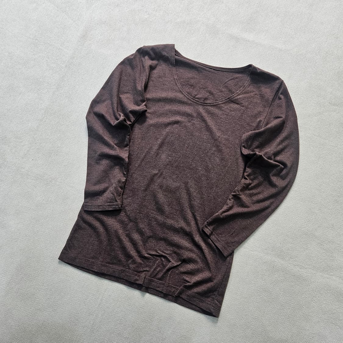 90 빈티지 여성 라운드넥 긴팔티 0403Y 상품이미지1