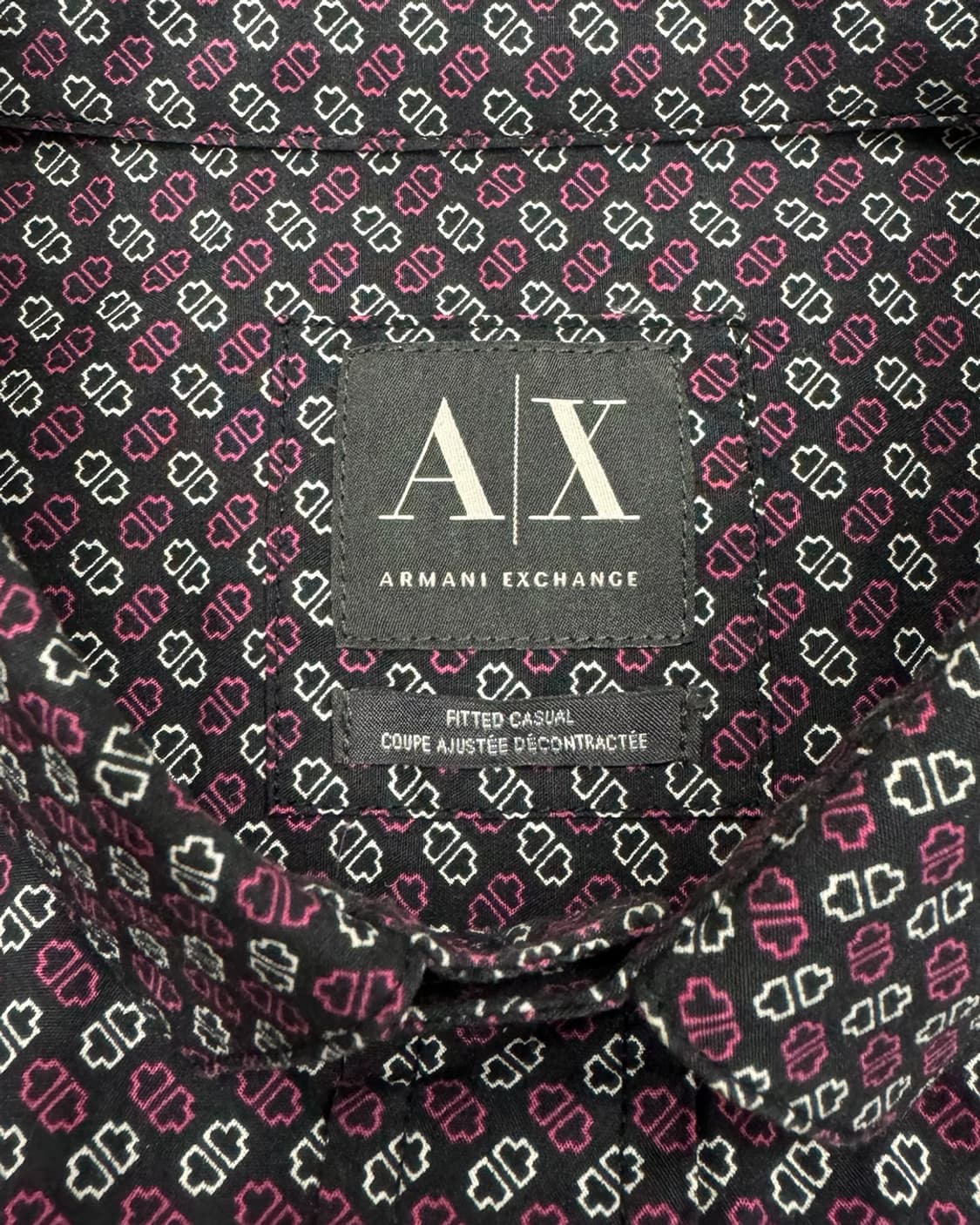 아르마니 익스체인지 14SS 패턴 셔츠 상품이미지8