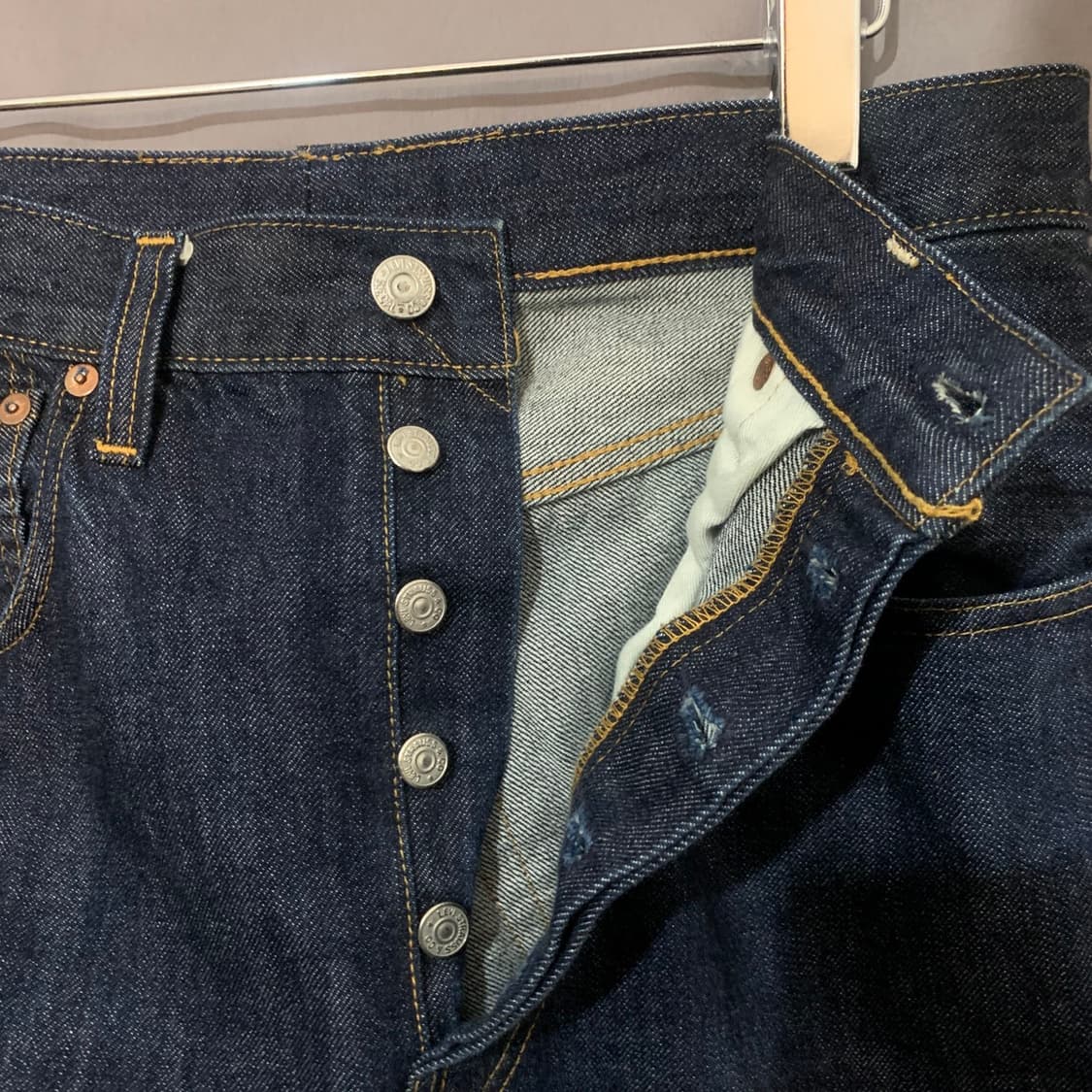 33인치 리바이스 501XX 셀비지 데님 청바지 상품이미지6
