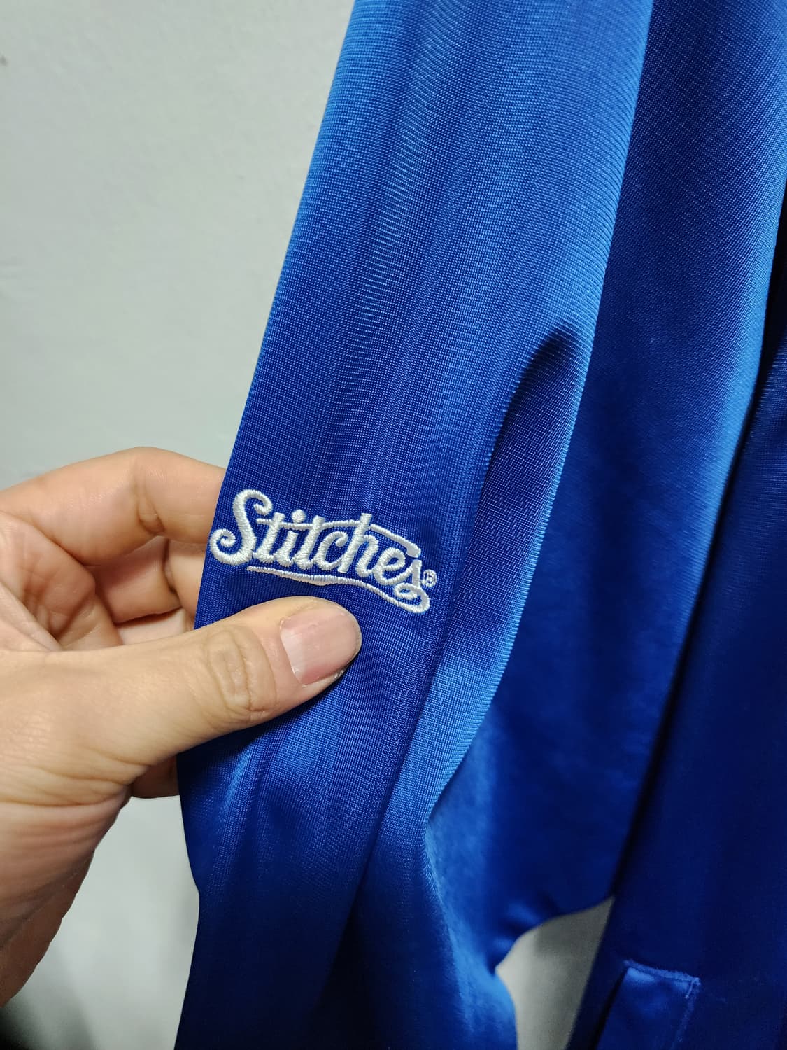 Stitches x MLB LA 스티치스 블루 야구점퍼  상품이미지3