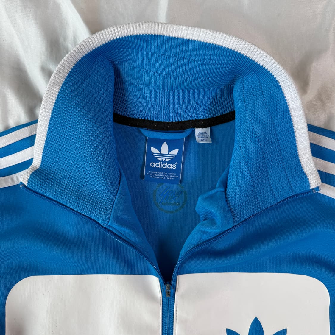 2+1) 아디다스 트랙탑 스카이블루 희귀 져지 L 상품이미지2