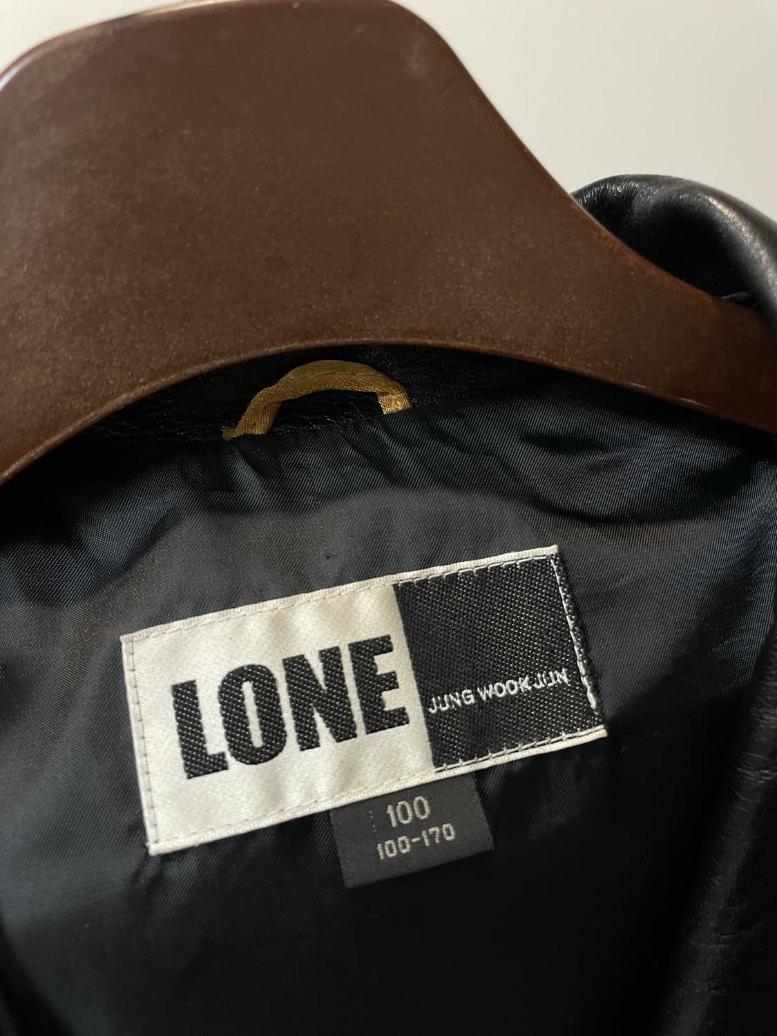 (100) Lone 론 준지 정욱준 양가죽 스티치 블레이저 자켓 상품이미지4