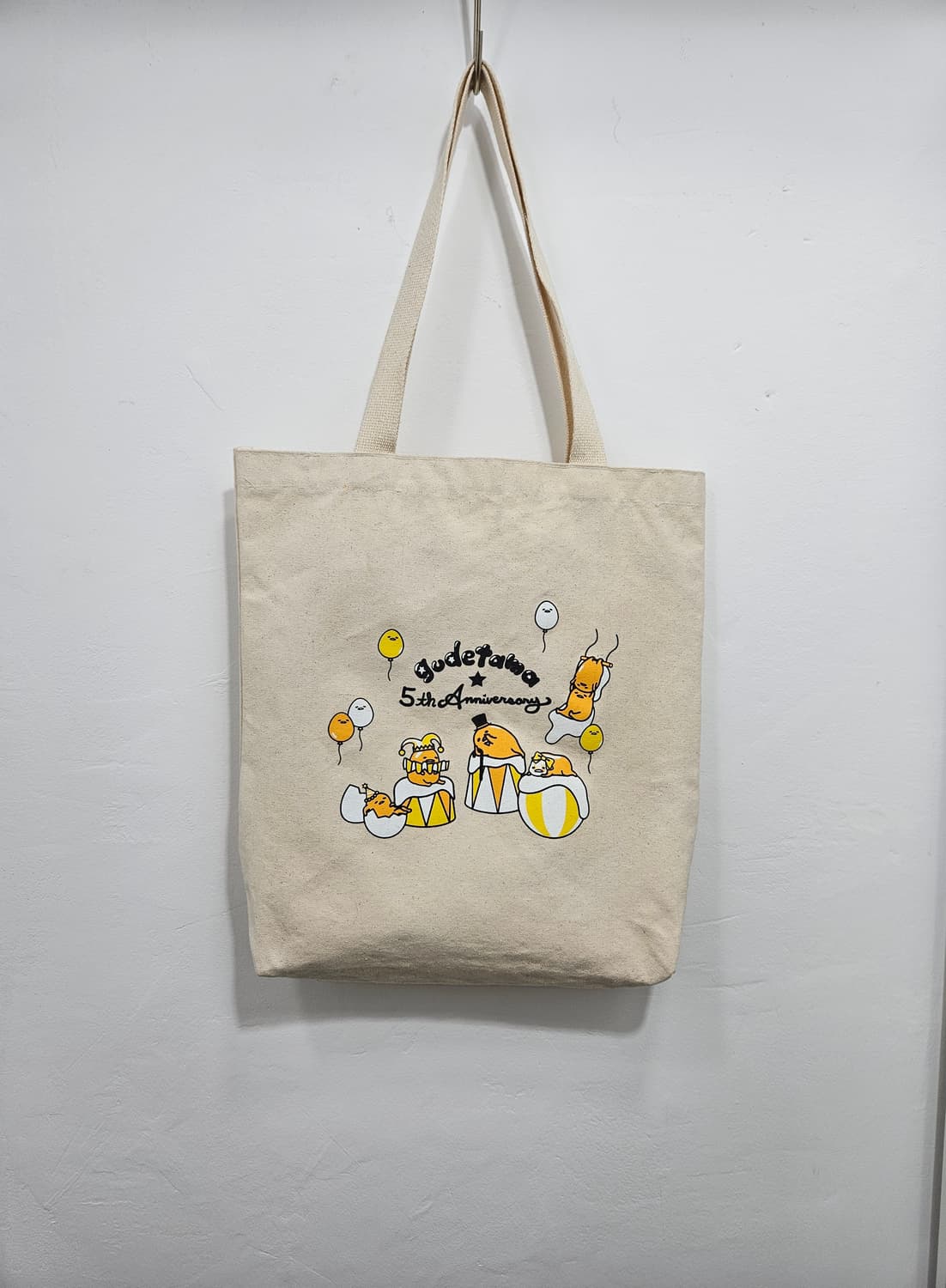 2018년 구데타마(Gudetama) 5주년 기념 한정 에코백 상품이미지1