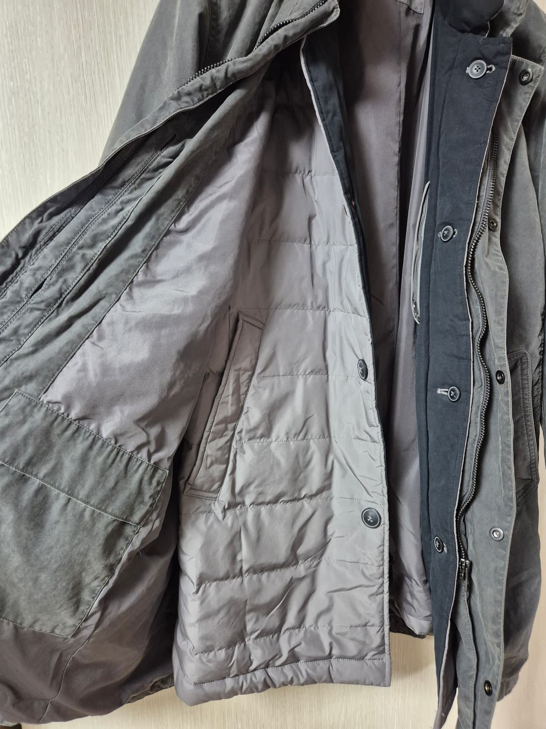 코오롱 시리즈 더블린 2WAY 구스다운 코트 구스패딩코트 95 상품이미지3