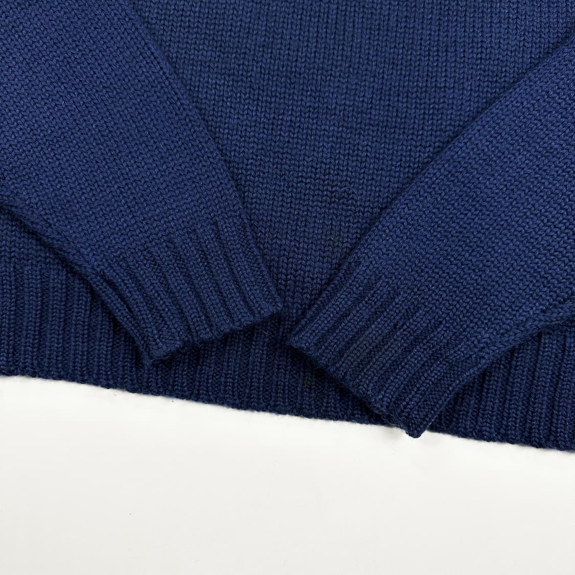 VTG 빈티지 재팬 네이비 케이블 울 니트 (L) 상품이미지4