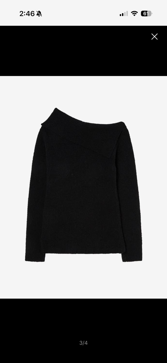 nyxx 오프숄더 니트 상품이미지4