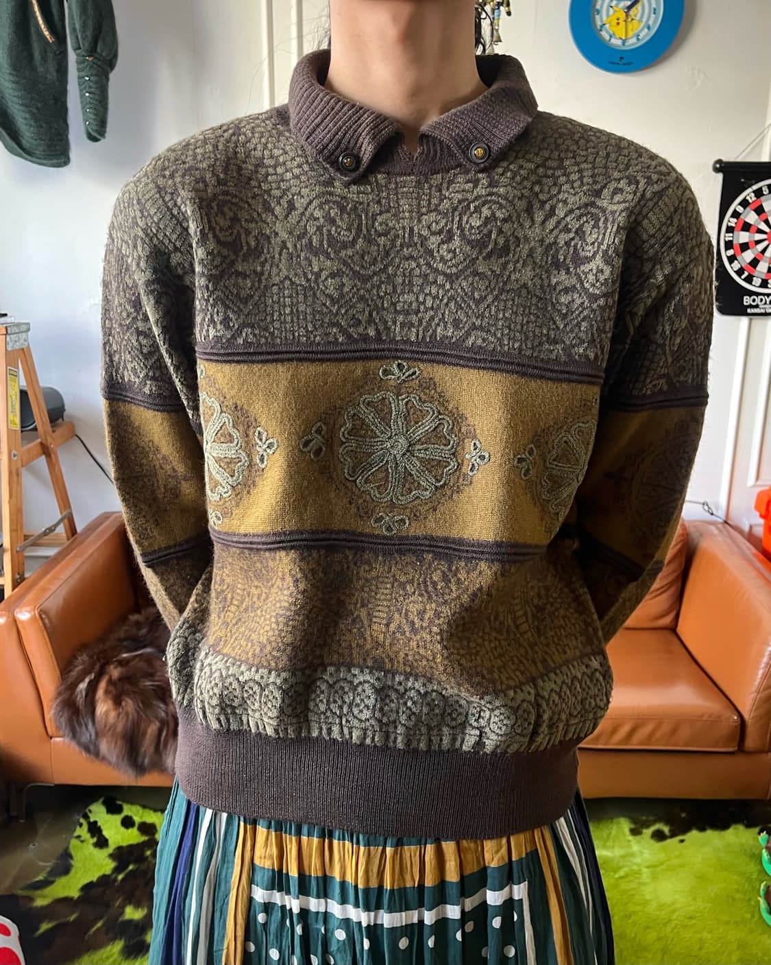 1980-90s Jpn Vintage Ethic 3D PK Knit 상품이미지3