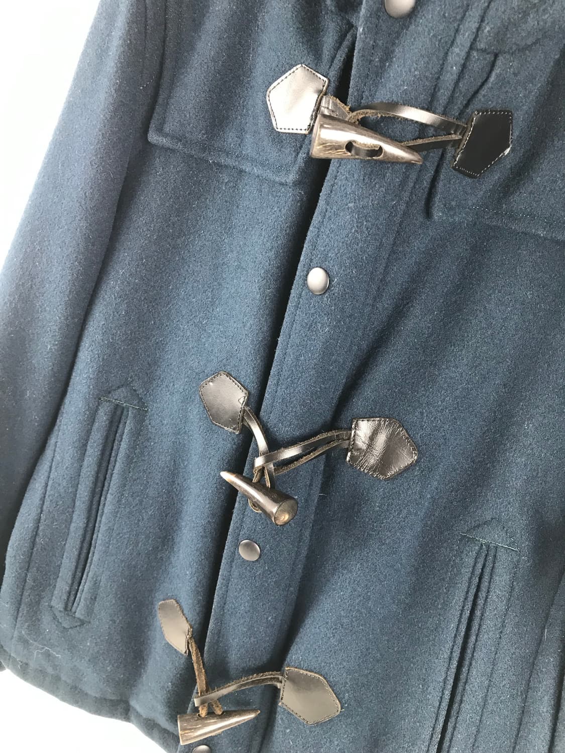 아메카지 떡볶이 하프코트 숏코트 더플코트 자켓 후드 더플자켓 청록색 상품이미지9