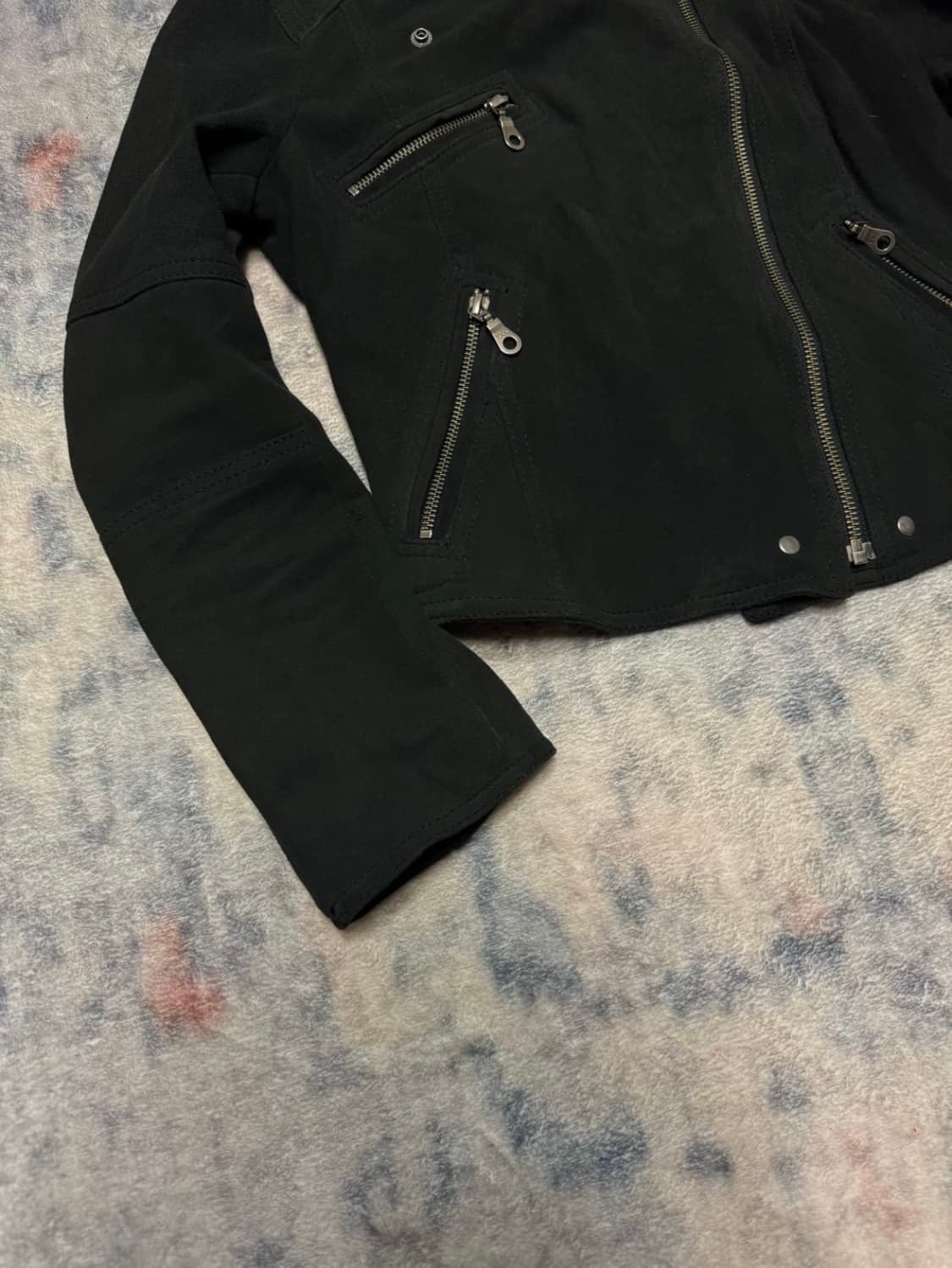 Abahouse goat skin crop rider jacket 상품이미지6