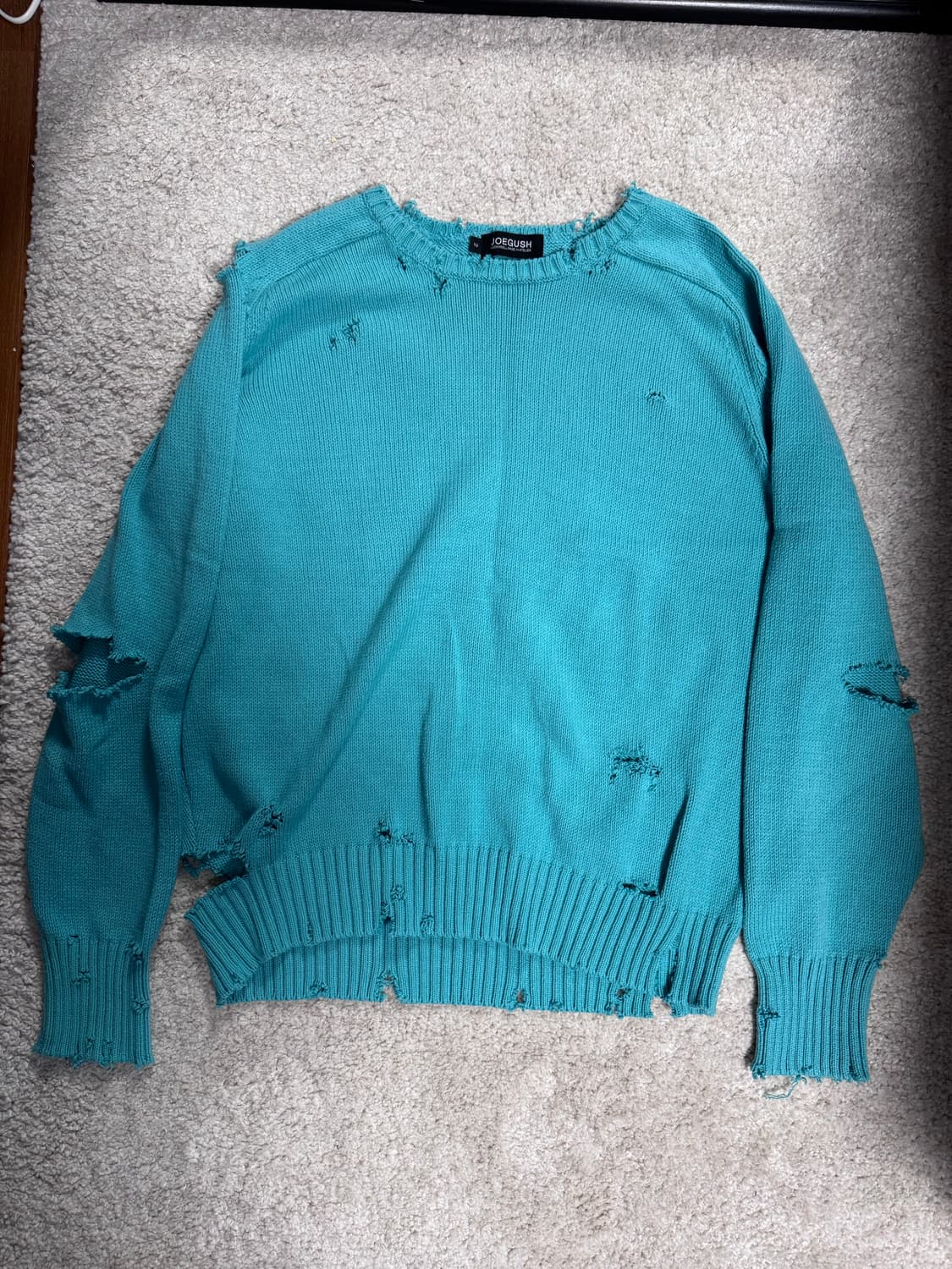 조거쉬 디스트레스드 그런지 니트 상품이미지1