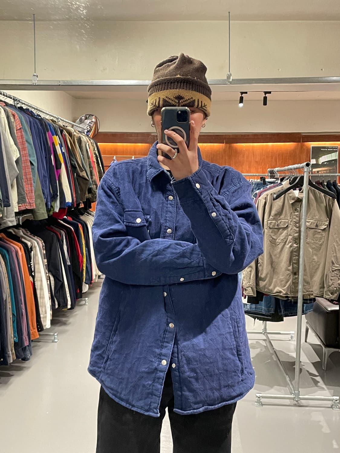 리바이스 퀼팅 누빔 셔츠 자켓 상품이미지1