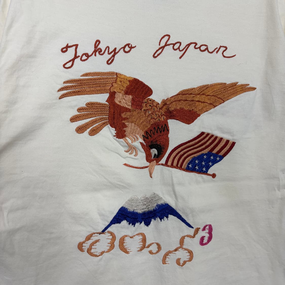 도요엔터프라이즈 자수 반팔 티셔츠 상품이미지8