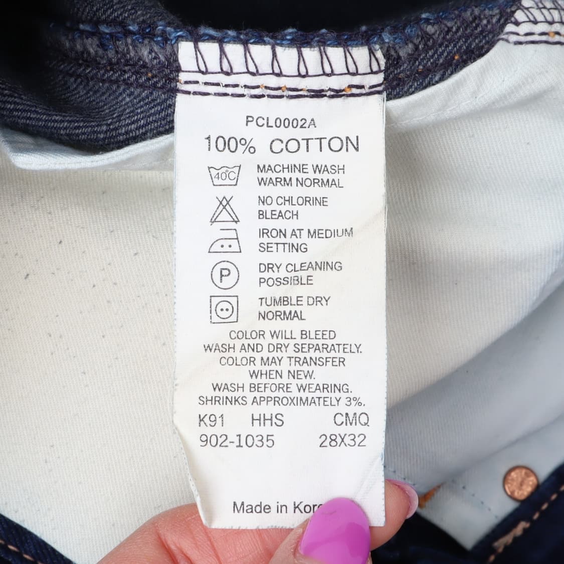 리바이스 902 신치백 데님팬츠 상품이미지8