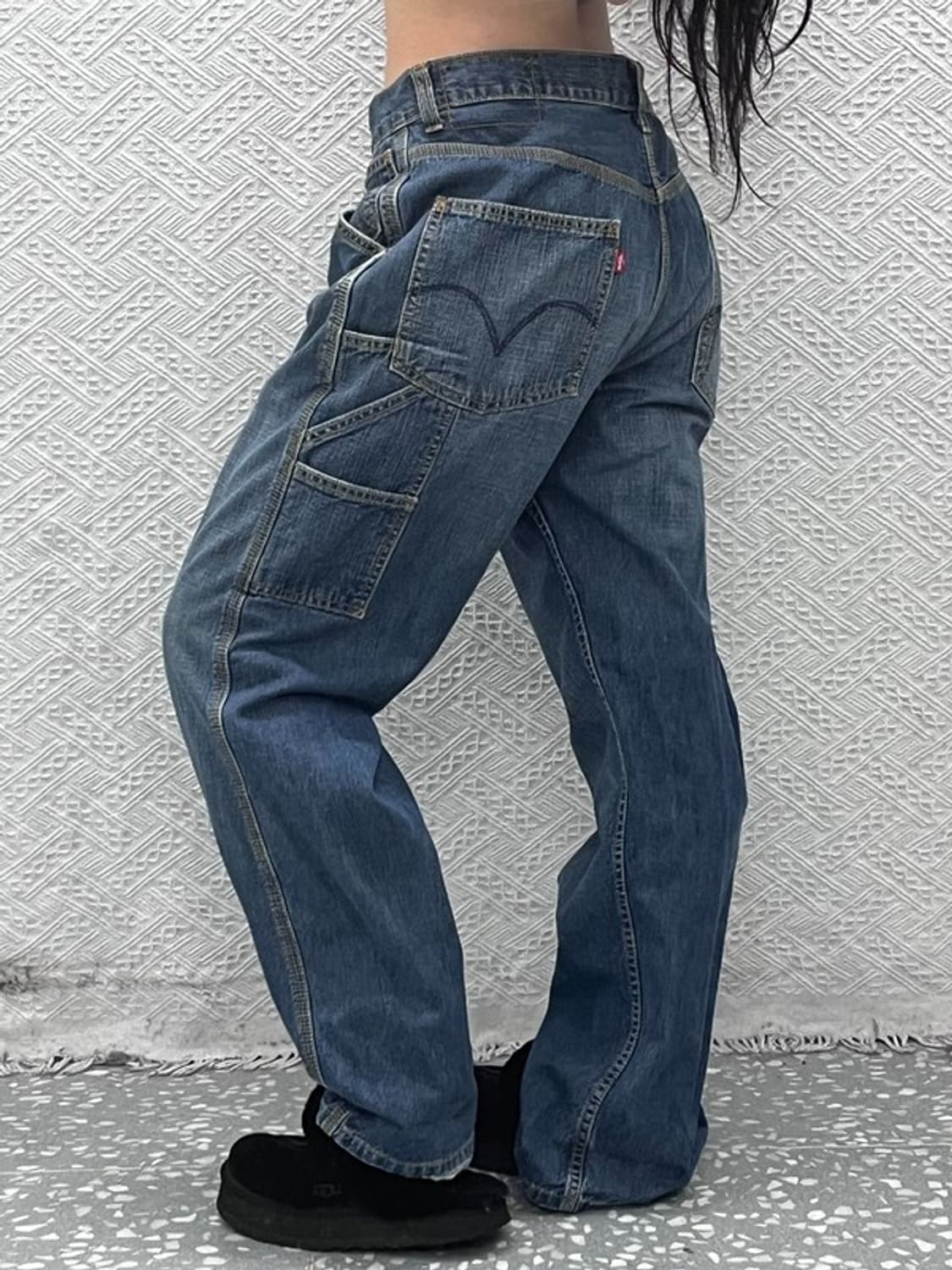 리바이스 카펜터 사이드 포켓 빈티지 워크 데님팬츠 31인치 C10607 상품이미지1