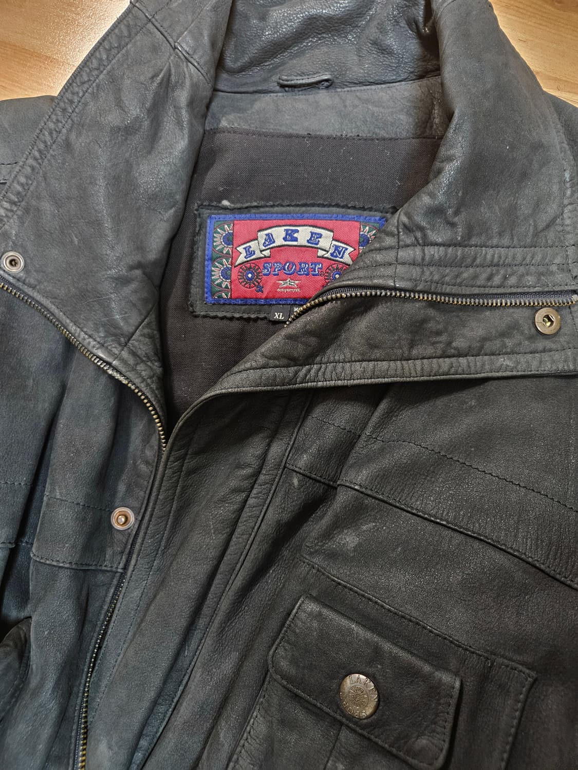 가죽 사파리자켓 상품이미지6