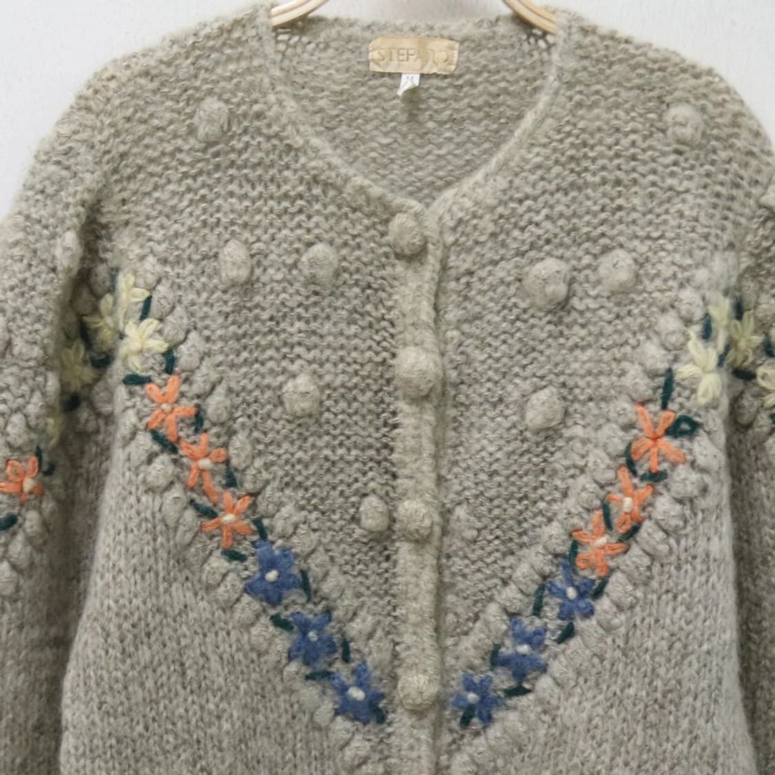 스테파넬 플라워 울 혼방 가디건 62992 상품이미지5