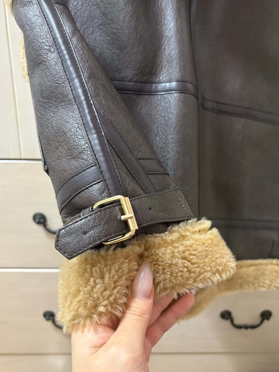 무스탕 조끼 상품이미지4