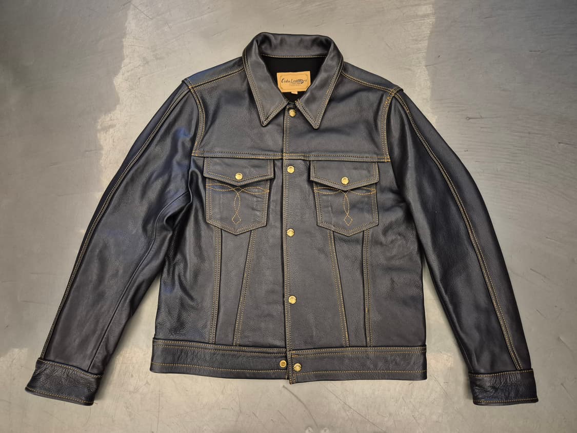 Cidu 레더 자켓 상품이미지1