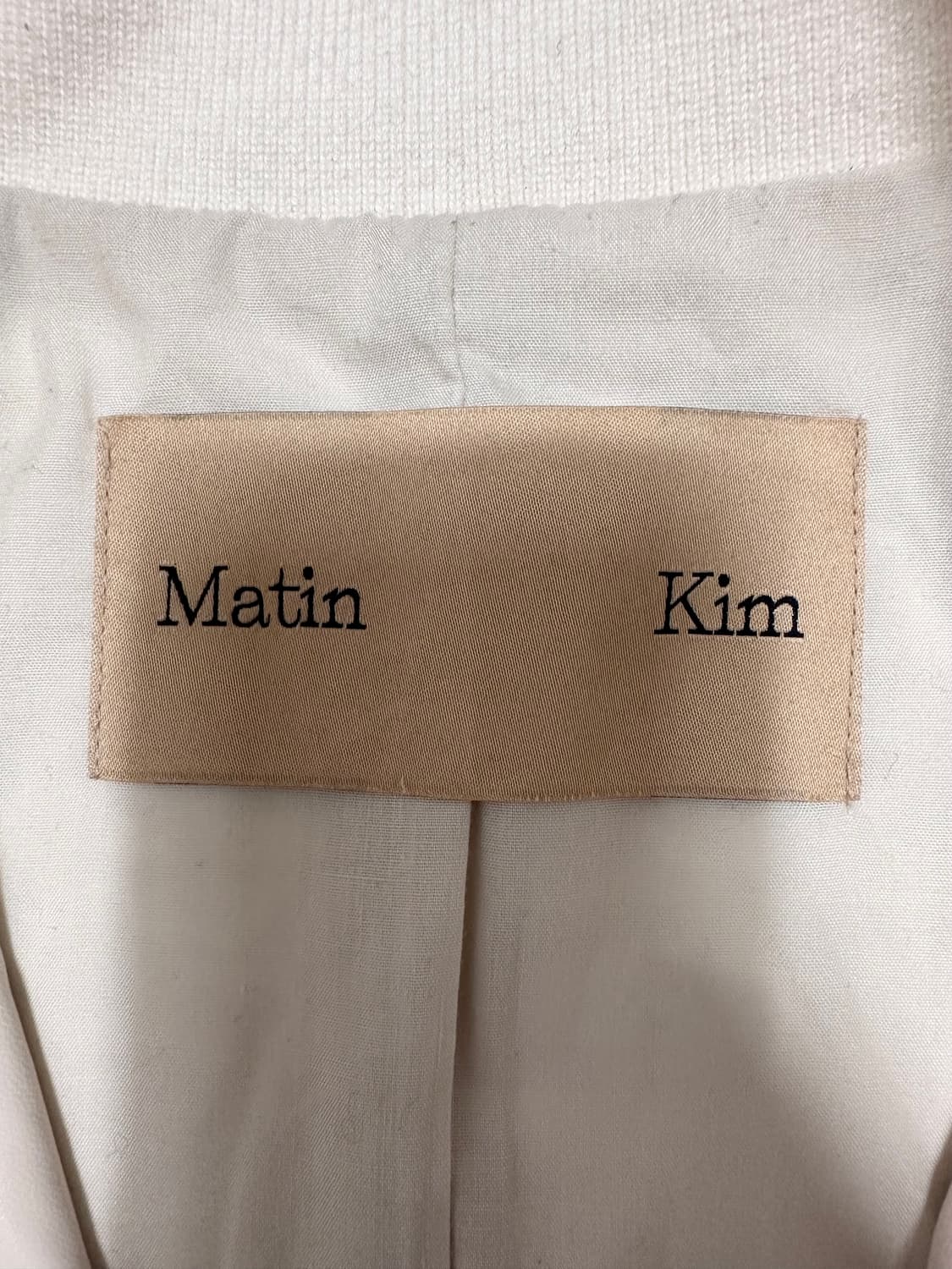 마땡킴 포우 스타디움 레더 자켓 상품이미지6
