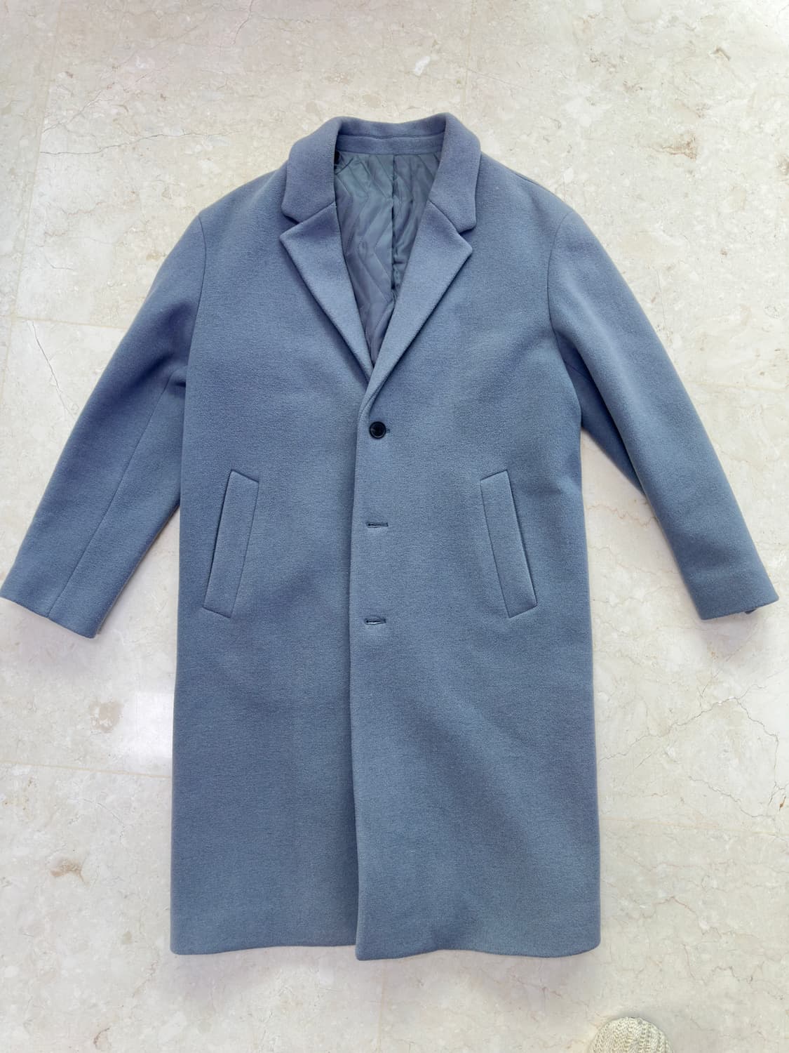 TATE 남자 소라색 코트 100 상품이미지2