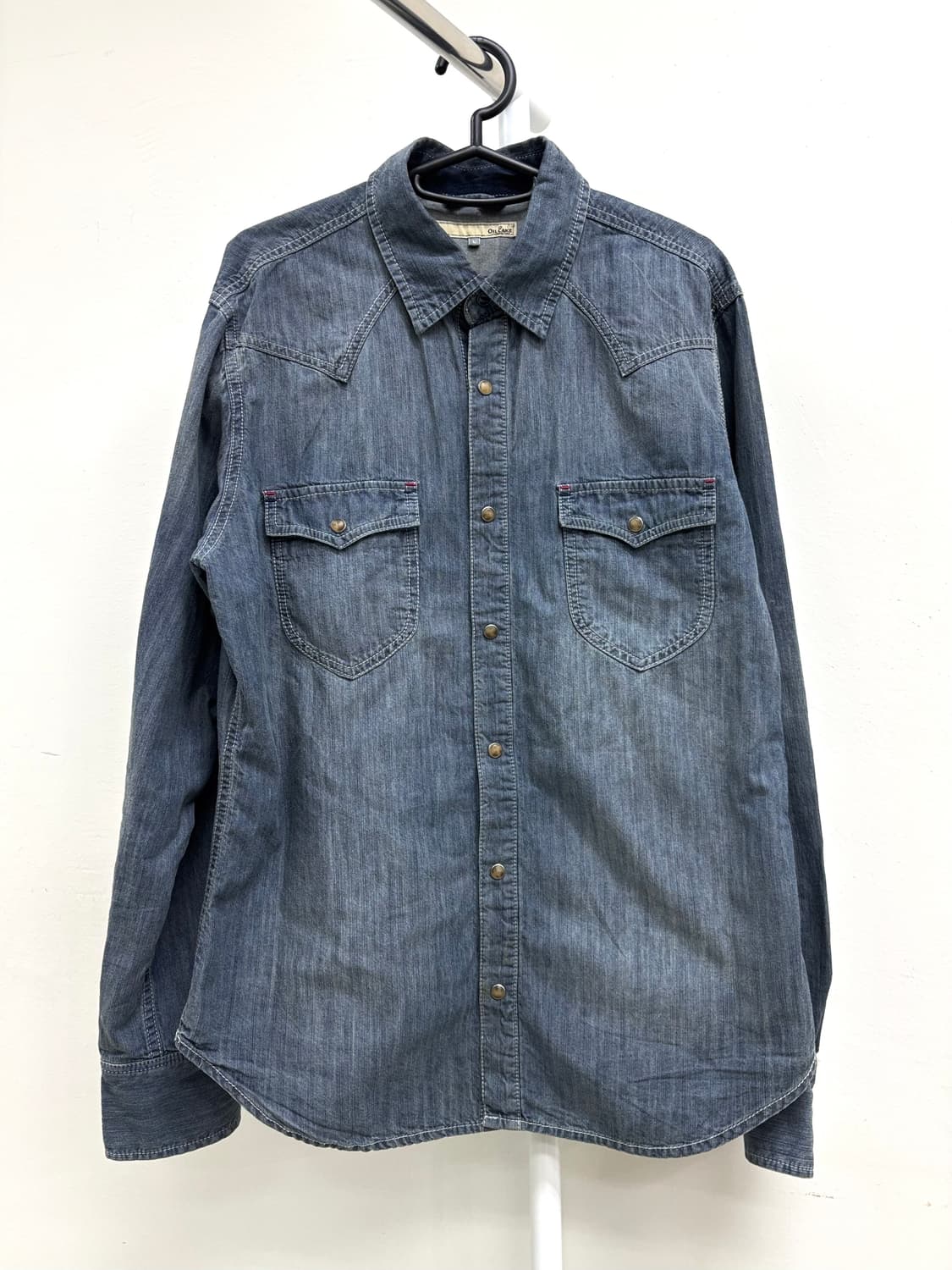 빈티지 데님 웨스턴 셔츠 상품이미지5