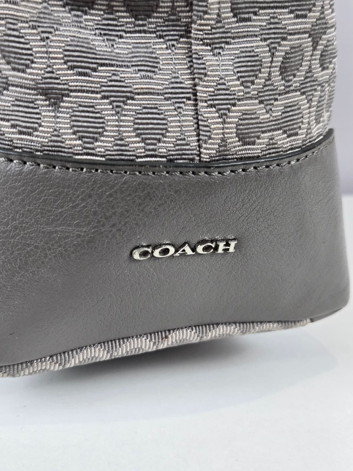 COACH 코치 자카드 가죽 토트백 숄더백 가방 정품 올드 빈티지 y2k 상품이미지4