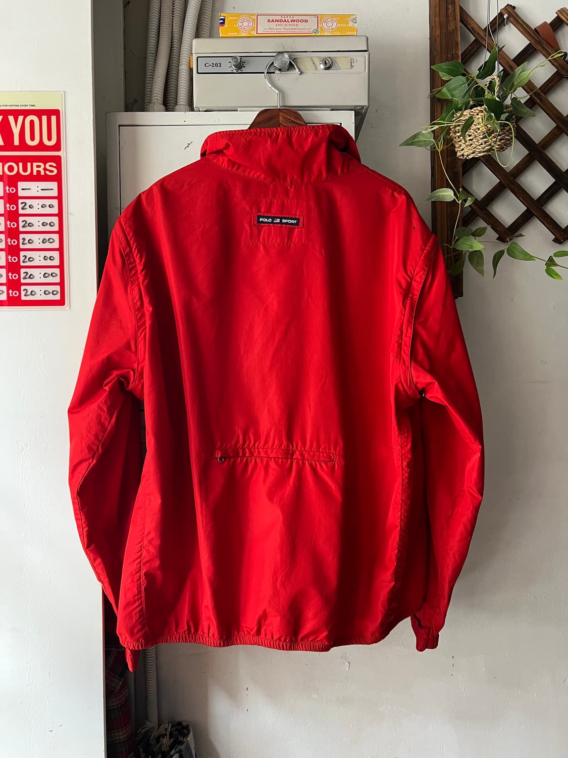 [XL]90's 폴로 스포츠 베스트 분리형 나일론 트랙자켓 상품이미지8