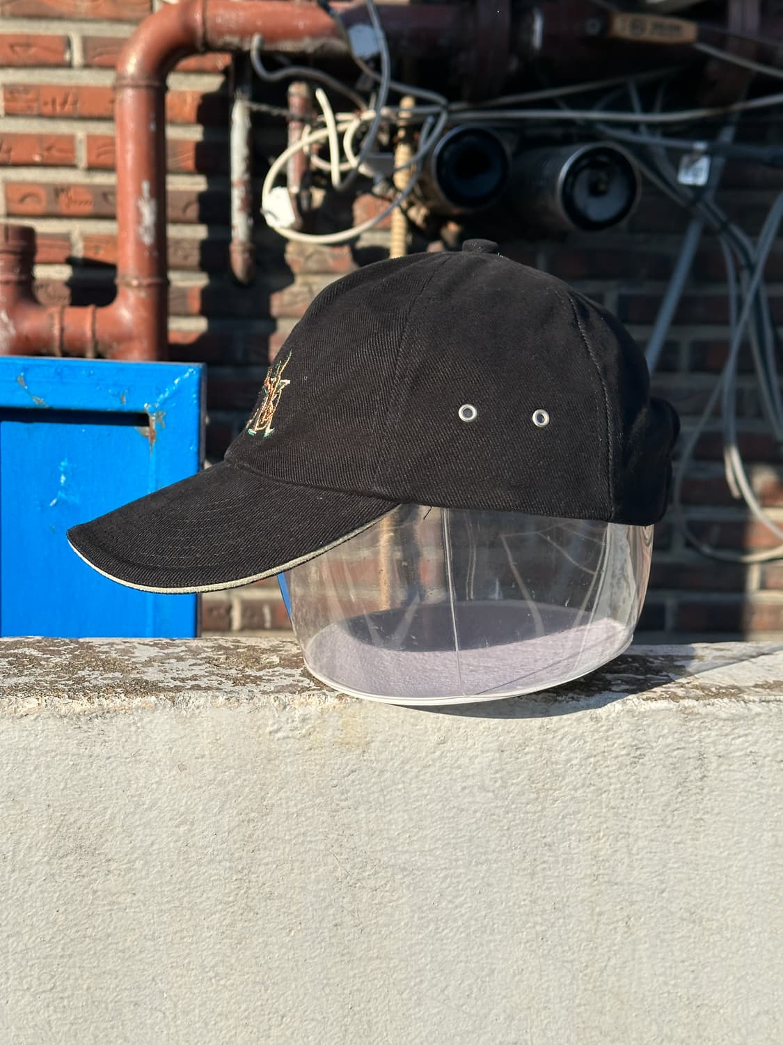 [F] 00s 아담스 빈티지 블랙 볼캡 모자 상품이미지3