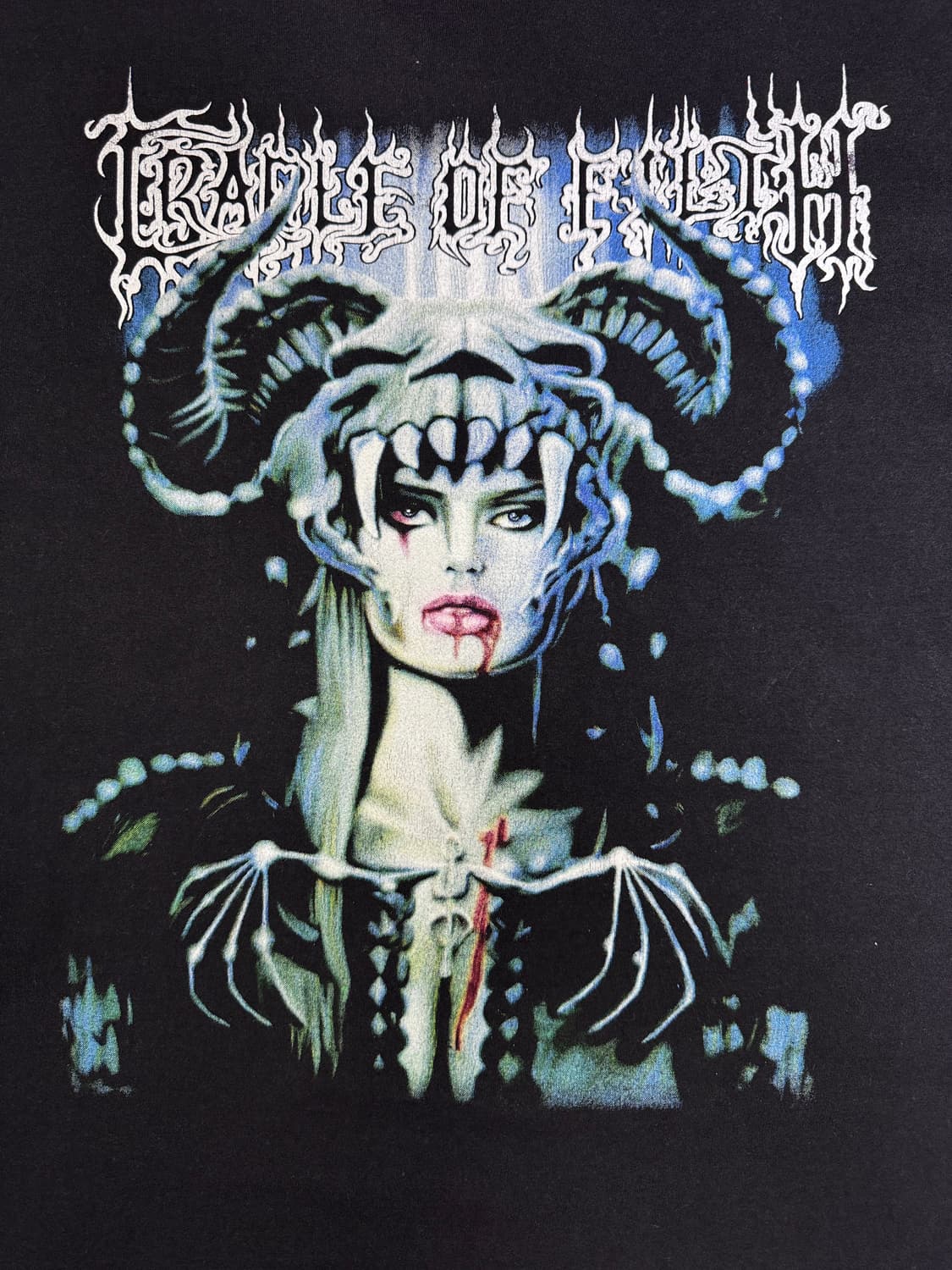 빈티지 00s 크레이들 오브 필스 CRADLE OF FILTH 밴드티 L 상품이미지2