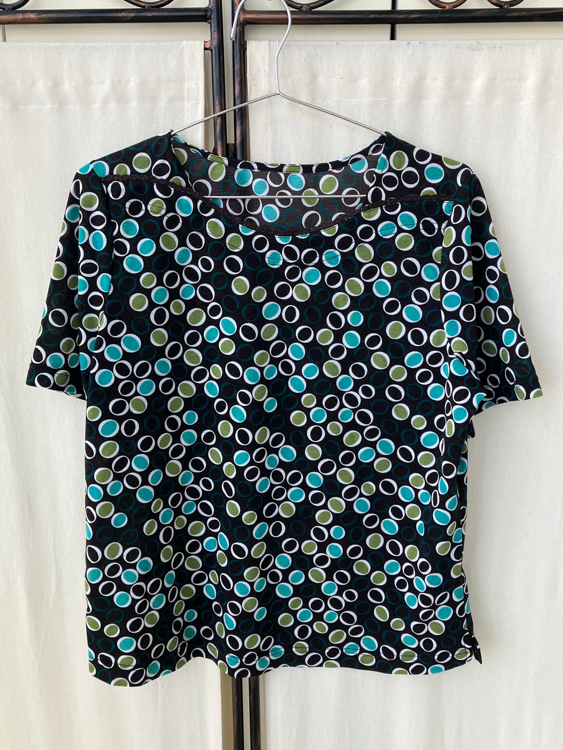 black mint dot blouse 상품이미지5
