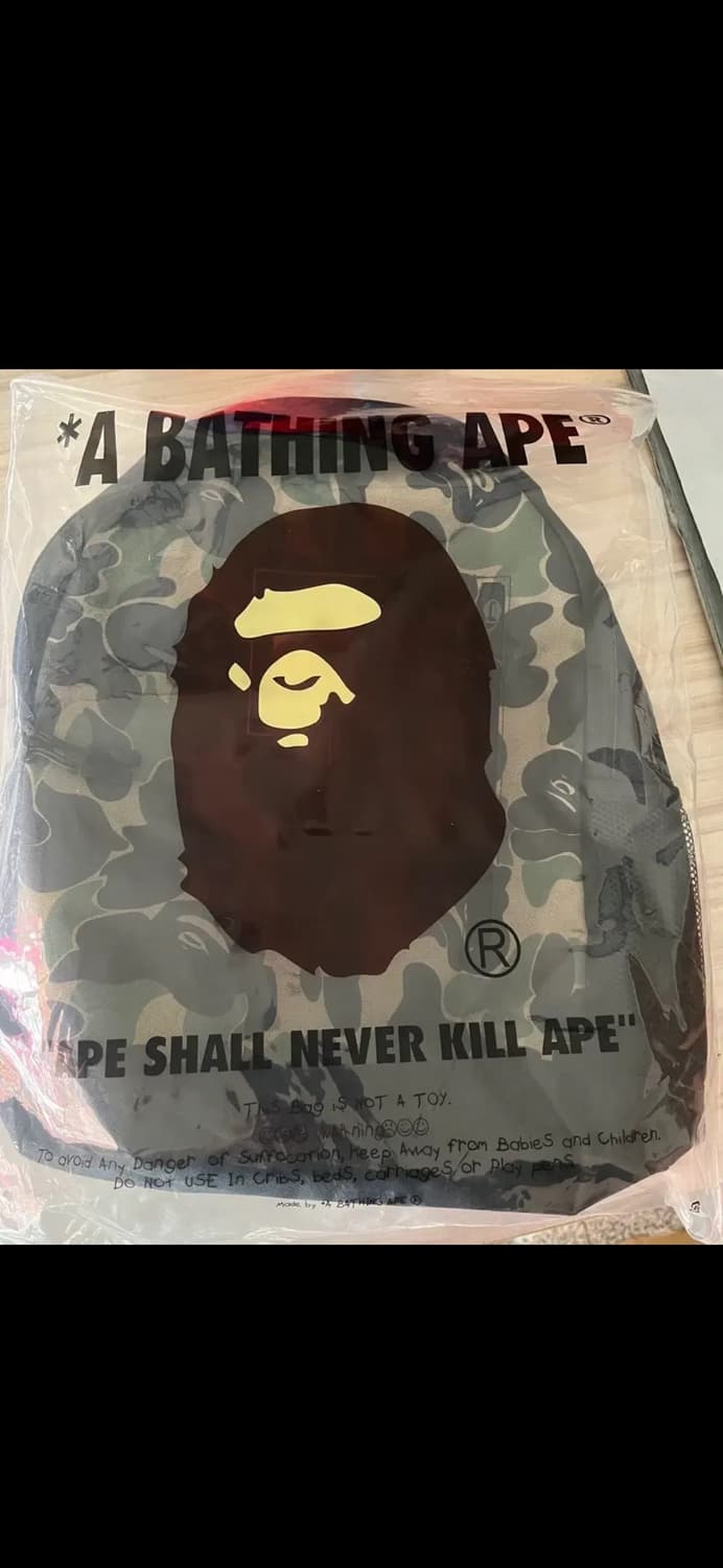 베이프 백팩+키링 세트일본잡지부록 BAPE 베이프 배낭 가방 상품이미지8