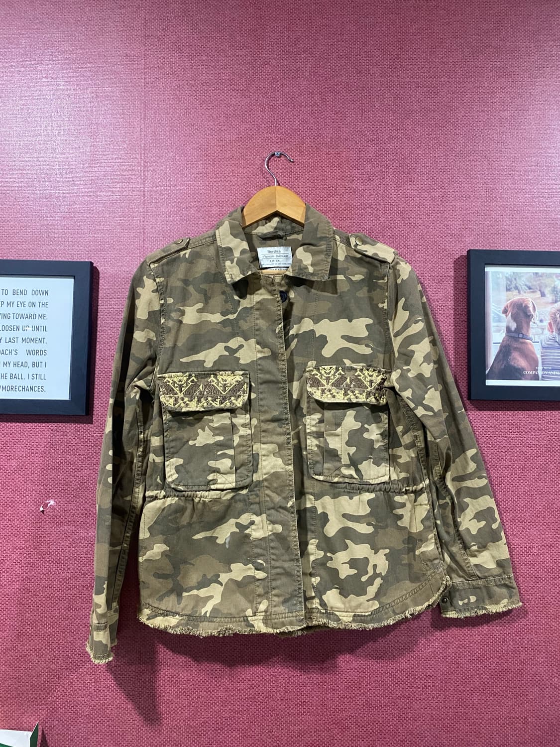 Bershka 버쉬카 카모 자켓 L 상품이미지1