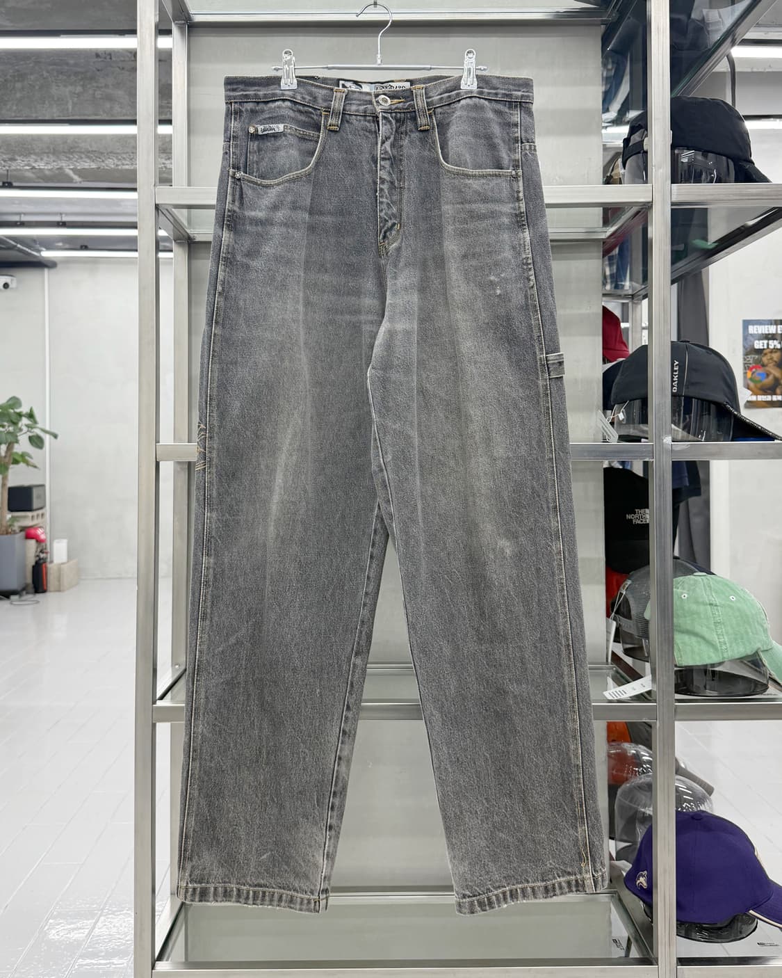 사우스 폴 00s 자수 그래픽 힙합 데님 팬츠 상품이미지3