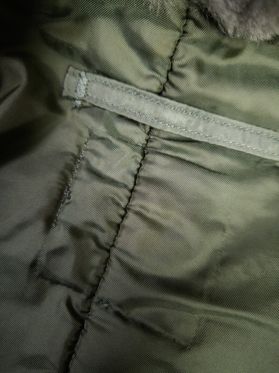 오리지날 미공군 N-2B 지급용 울 파일 항공자켓 상품이미지4