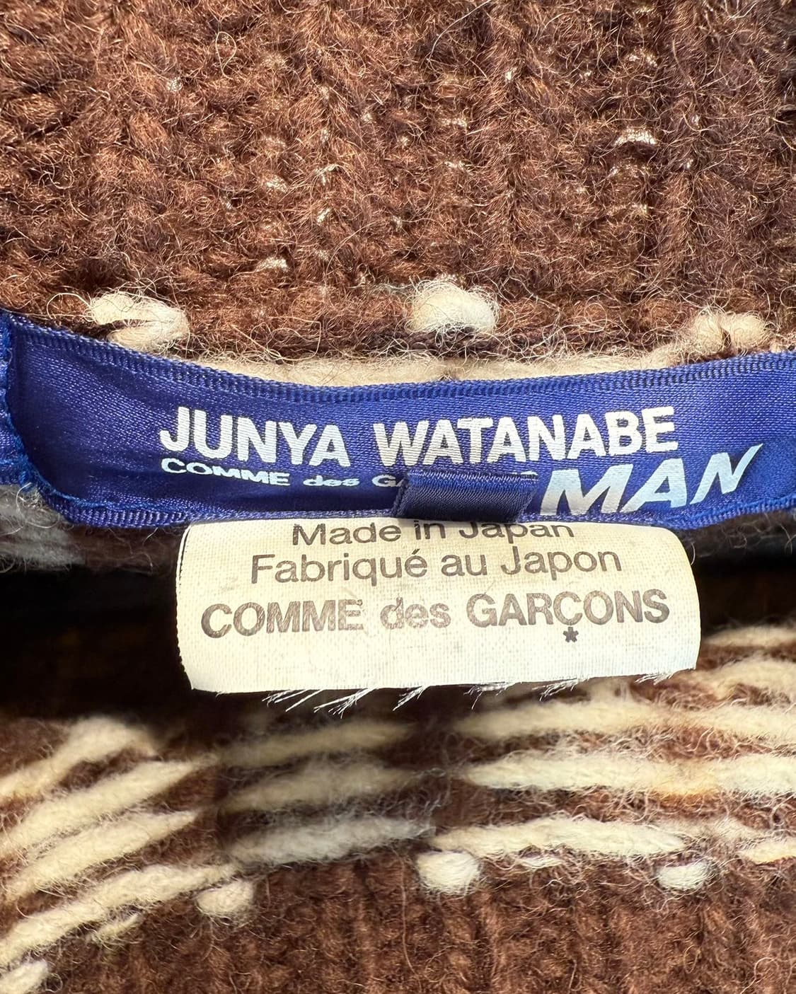 준야 와타나베 맨 브라운 노르딕 울 니트  상품이미지8