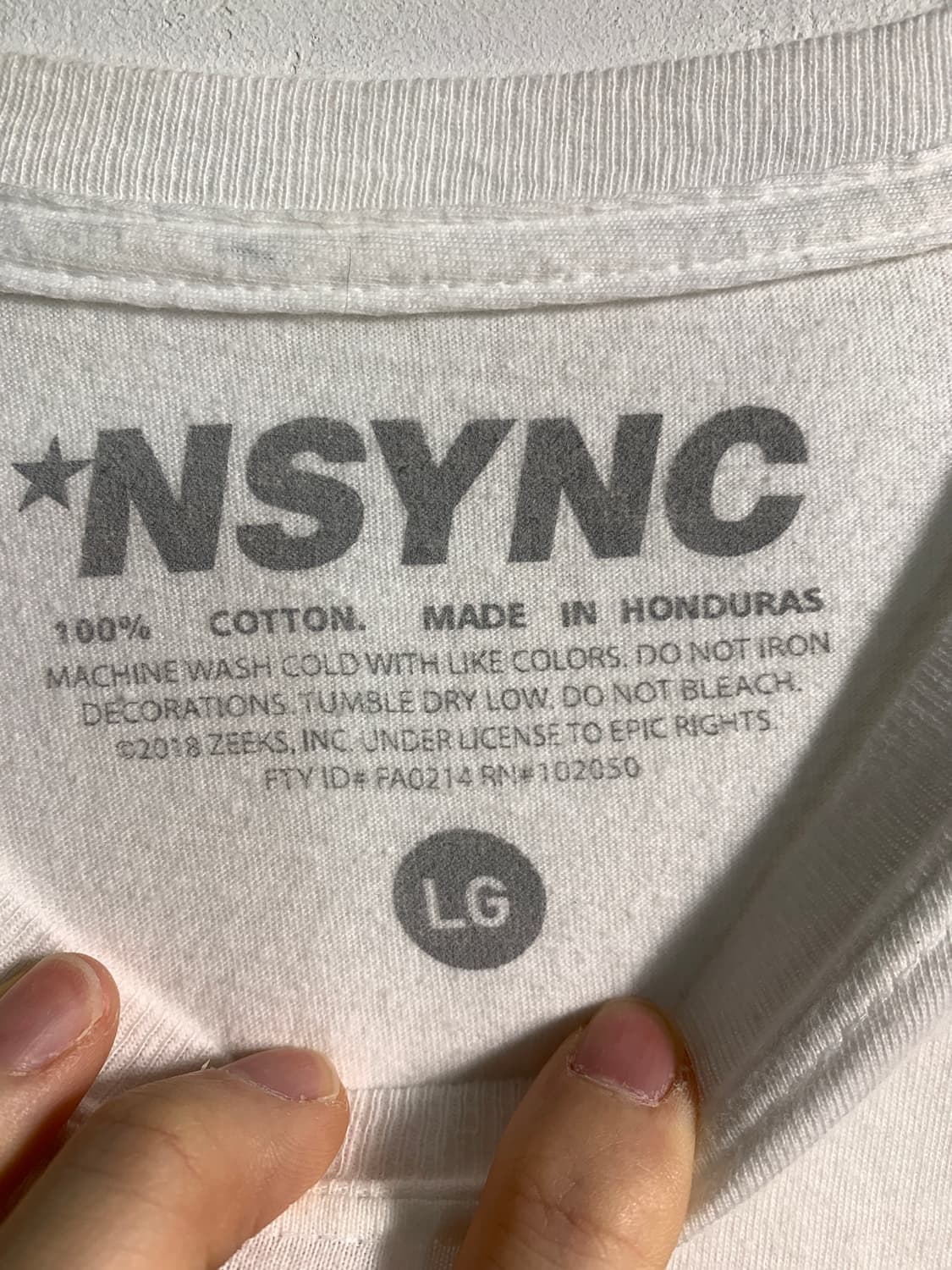 만원샵) NSYNC 빈티지 티셔츠 L C231 상품이미지7