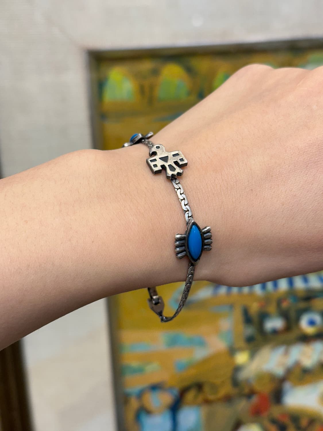 Thunderbird Turquoise Vintage Bracelet 상품이미지6