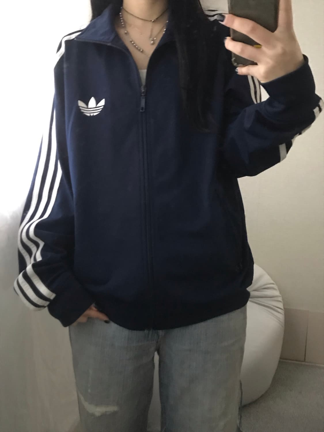 아디다스 네이비 구파이어버드 져지 상품이미지5