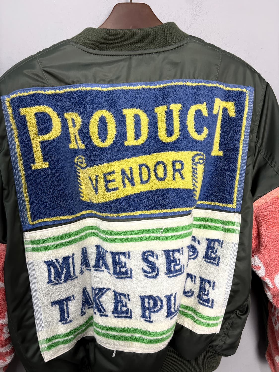 SEOUL COLLECTION 스트리트웨어 패치 항공점퍼A3705  상품이미지5